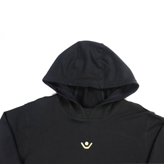 TC Crop Hoodie - Black